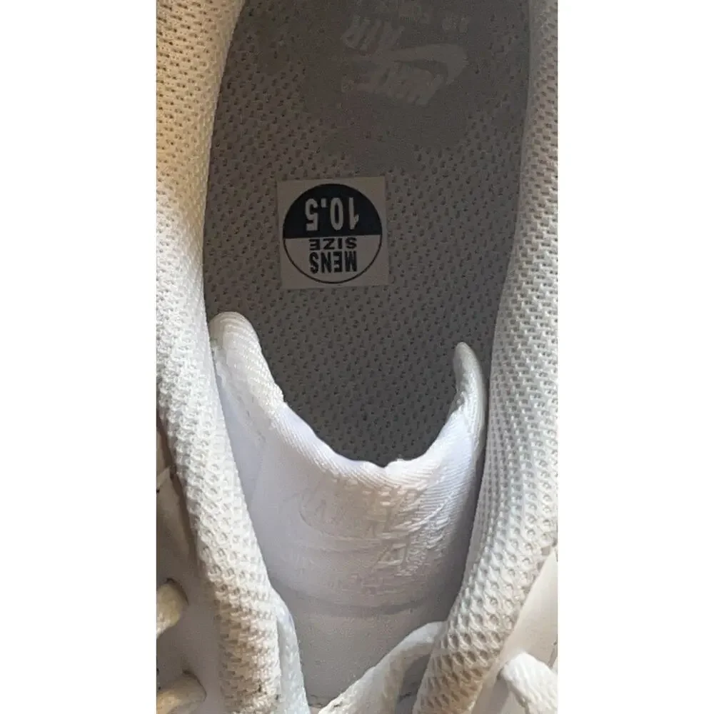 Nike Air Force 1 '07 Low Triple White Sneakers CW2288-111 Men White Leather 10.5 - Picture 8 of 10